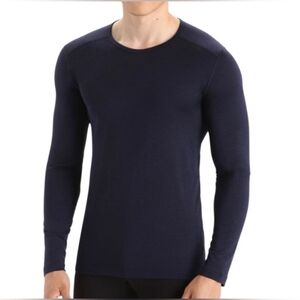 Men's 200 Oasis Ls Crewe Midnight Navy Nwt Xl